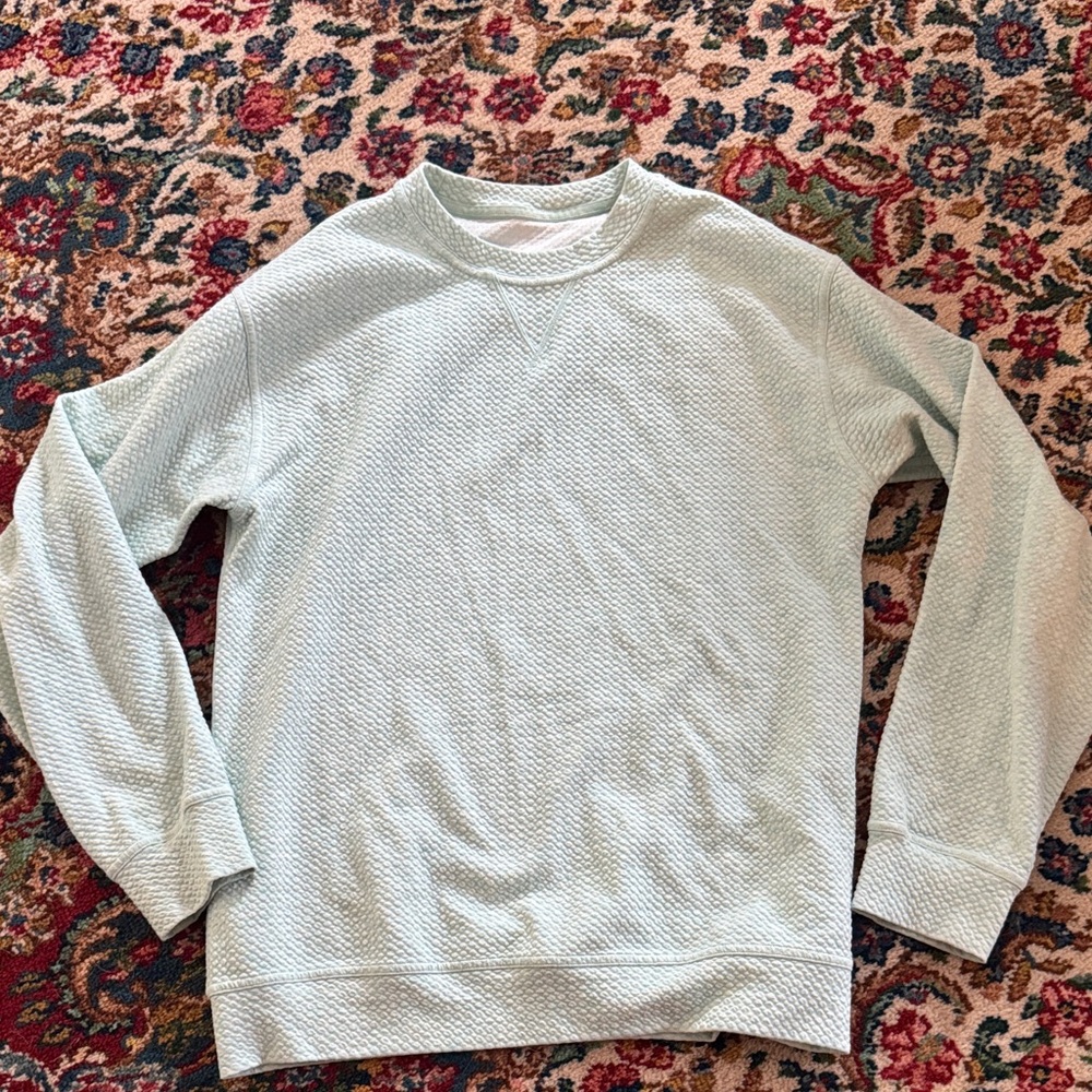 Lululemon All Yours Crew Light Blue Oversized Crewneck Sweatshirt